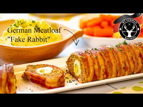 Видео: Немецкий мясной рулет «Имитация кролика» ✪ MyGerman.Recipes