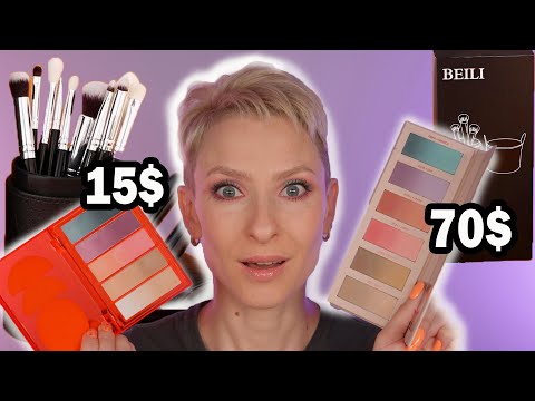 Видео: СРАВНЕНИЕ INFLUENCE BEAUTY EKSO NATURAL С HINDASH MONOCHROMANCE GRADIENT PALETTE, КИСТИ BEILI ОБЗОР