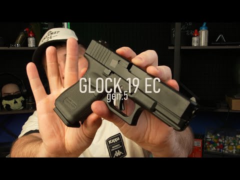 Видео: Страйкбольный пистолет East Crane Glock 19 Gen 5 GBB Black EC 1303 BK
