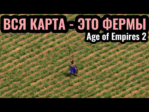 Видео: МИЛЛИОН ЕДЫ! ФЕРМЫ... ОНИ ВЕЗДЕ! Вся карта - это ФЕРМЫ в Age of Empires 2