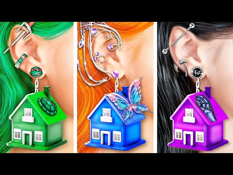 Видео: Домики одного цвета челлендж! Леди Баг в аквапарке!