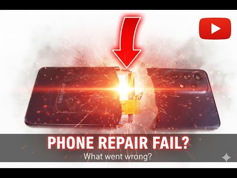 Видео: Телефон из двух половинок. Сложное восстановление Samsung A33 5G сломанного пополам