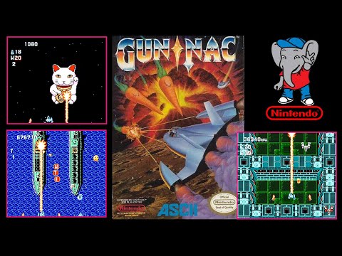 Видео: Gun Nac (NES / Денди) - Прохождение (1 круг/loop). НЕ СПЛЮЩЕННАЯ картинка, БЕЗ фильтров [1080p HD]