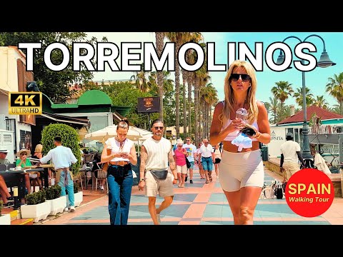 Видео: 🇪🇸[4K 60fps] ТОРРЕМОЛИНОС, Ла Кариуэла 🏖 Прекрасные пляжи и прогулка по набережной ⛅️ Испания