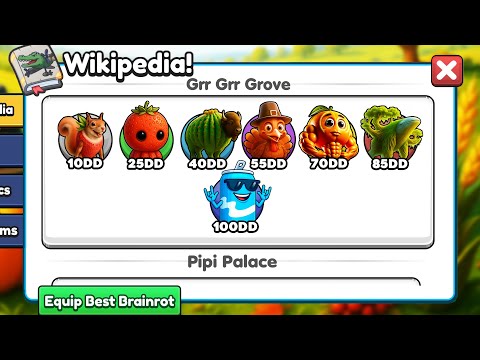 Видео: Совершенно новые Брейнроты в МИРЕ 15 игры Brainrot Evolution! (Roblox)