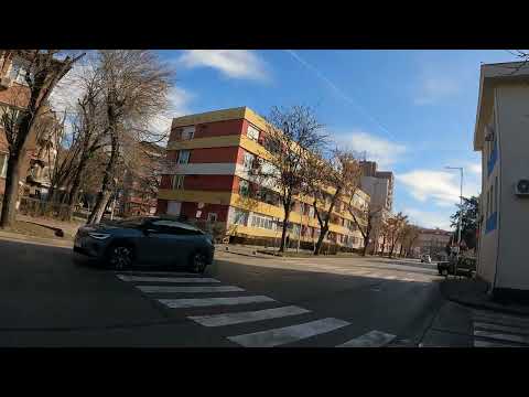 Видео: Разходка по улиците на слънчев Благоевград, дне 28 януари 2025 4k GOPRO