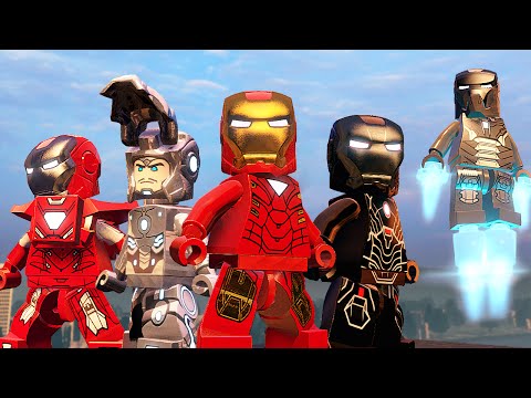 Видео: КОСТЮМЫ ЖЕЛЕЗНОГО ЧЕЛОВЕКА - LEGO Marvel's Avengers
