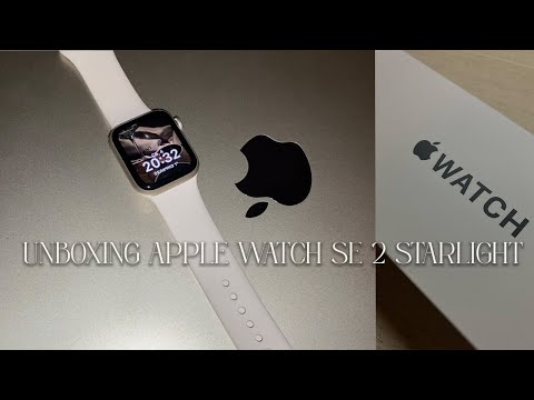 Видео: Распаковка Apple Watch SE 2 |Unboxing Apple Watch SE 2 Starlight 40mm|