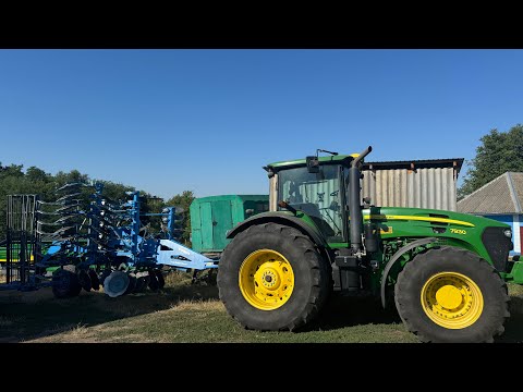 Видео: Відкриваємо сезон дискування 2025. John Deere 7930 + lemken Rubin 10 