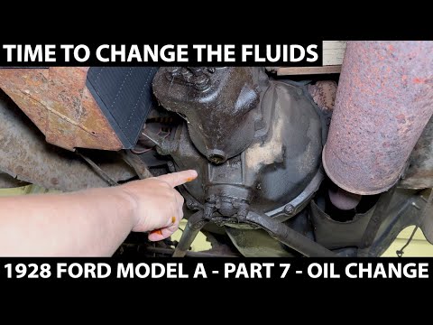 Видео: Замена жидкостей в Ford Model A 1928 года