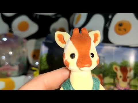 Видео: Семья Жирафов Sylvanian Families, оооооочень приятные на ощупь