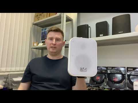 Видео: Громкоговоритель настенный SVS Audiotechnik WSP-40. Фоновое озвучивание