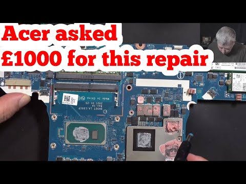Видео: Acer Nitro 5 - Телефон сломался из-за попадания жидкости. Сервисный центр Acer запросил 1000 фунт...