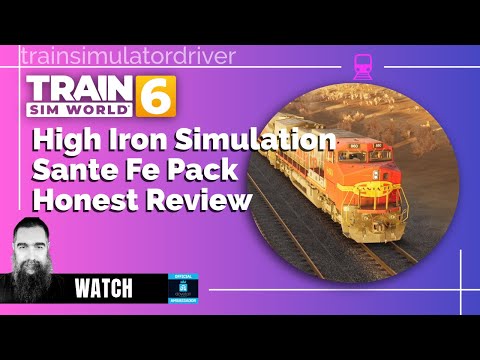 Видео: High Iron Simulations Santa Fe for Cajon Pass Честный обзор