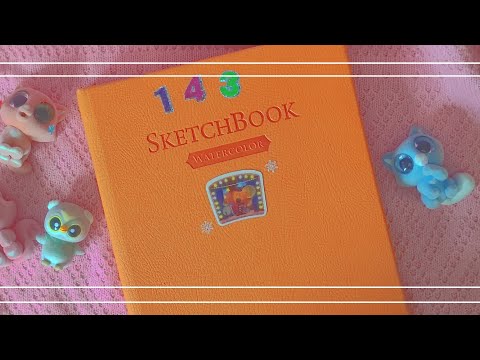 Видео: 🐥✨Обзор скетчбука/ Sketchbook tour🌈🍀