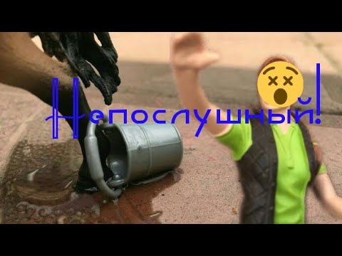 Видео: купаем непослушного коня |  лошади Шляйх/schleich