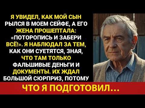 Видео: Я видел, как мой сын роется в моем сейфе, а его жена шепчет: «Поторопись и забери всё!»