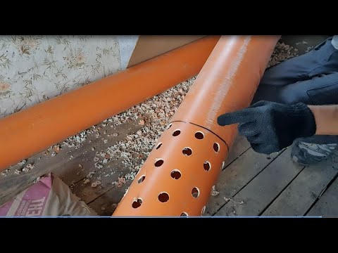 Видео: Дренажные трубы (для 1-секционного септика). как сделать дренажные трубы.