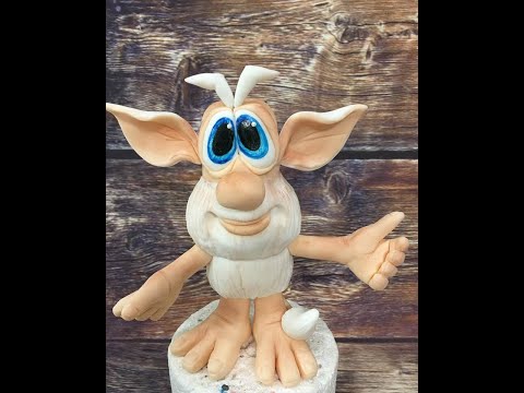 Видео: Буба фигурка из мастики /  how to make Buba  cake topper