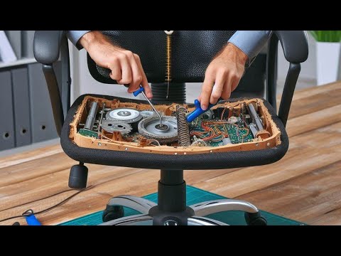 Видео: Ремонт механізму хитання офісного крісла