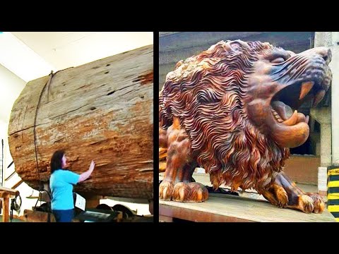 Видео: Потрясающие Работы Из Дерева