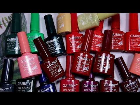 Видео: #9(2022) 3 часть! лаки GAIRRIY!! стоит ли брать ??? Не все цвета мне понравились 🥵#gairriy
