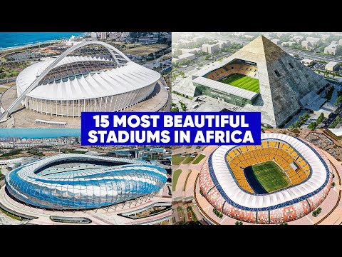 Видео: 15 самых красивых стадионов Африки