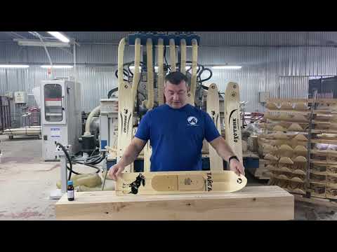 Видео: Краткий обзор по деревянной модели лыж «Охотник»