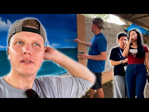 Видео: РИСУЮ В САМОМ ПУБЛИЧНОМ МЕСТЕ. ФИЛИППИНЫ