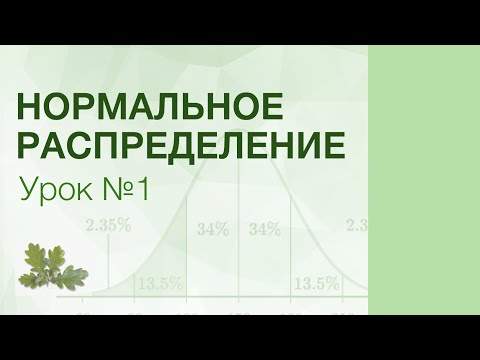 Видео: Нормальное Распределение | Урок 1