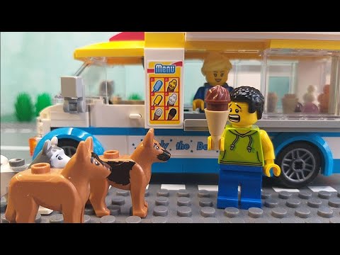 Видео: Лего гонка за мороженым | Лего мульт