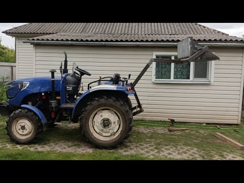 Видео: Навантажувач на навіску мінітрактора. Mini tractor loader. Частина 1 #мінітрактор #трактор #farming