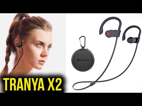 Видео: СПОРТИВНЫЕ BLUETOOTH НАУШНИКИ TRANYA X2