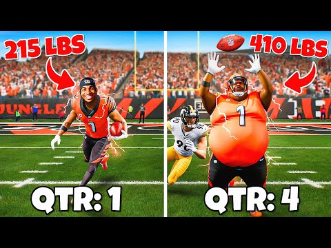 Видео: Мэдден, но WR набирают вес КАЖДЫЙ квартал!