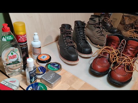 Видео: мой рецепт обработки ботинок Red Wing