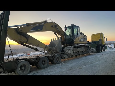 Видео: ТРАЛ ВСТАЛ НА ЛЫЖИ / КАК ДОСТАТЬ АМЕРИКУ ?! / CAT 320