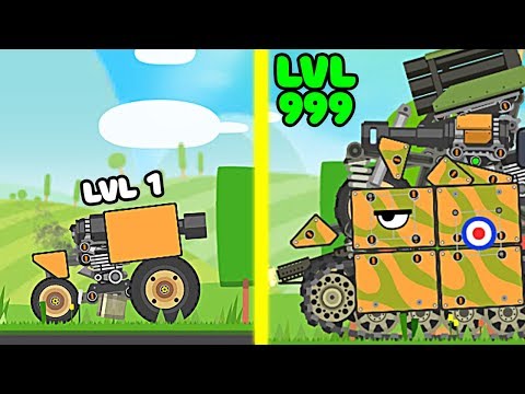 Видео: ЭВОЛЮЦИЯ ТАНКА ЧТОБЫ УНИЧТОЖАТЬ С ОДНОГО ВЫСТРЕЛА В ИГРЕ SUPER TANK RUMBLE!