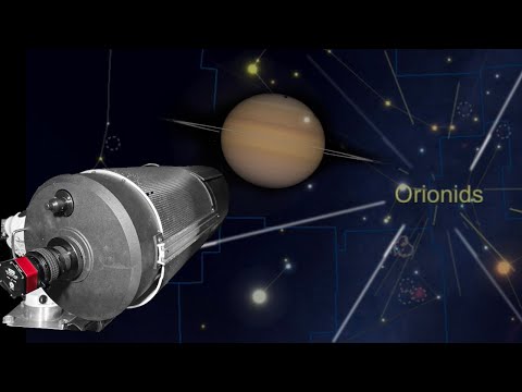 Видео: Не пропустите эти события ночного неба в октябре: метеоры Ориониды, транзит Сатурна, Плеяды, супе...