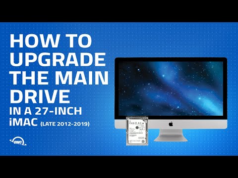 Видео: Как обновить основной диск в 27-дюймовом iMac (конец 2012 г. – 2019 г.)