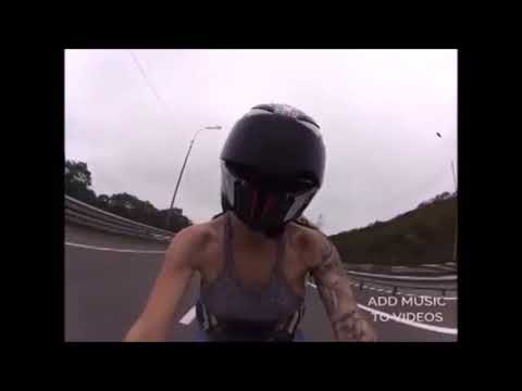 Видео: В память о Монике￼￼.....￼Байкерша-звезда "Инстаграмма" разбилась, пытаясь сделать селфи(((...