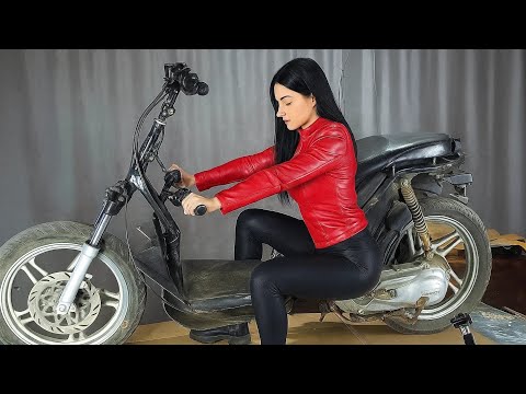 Видео: Скутер с Металлолома. Ремонт зарядки Аккумулятора. Трехфазный - Генератор на 100 вольт. 9 Серия