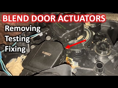 Видео: Устранение неисправностей и проверка приводов дверей смешивания на Chrysler Town and Country 2007...