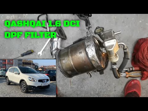 Видео: Как снять сажевый фильтр и турбину на Nissan Qashqai 1.6 dci