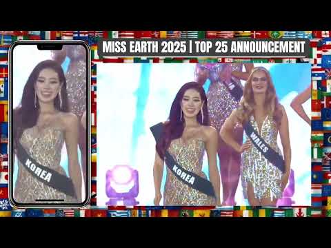 Видео: Объявление 25 лучших претендентов на участие в конкурсе «Мисс Земля 2025»