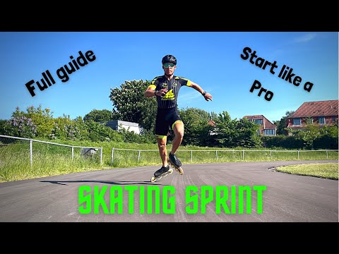 Видео: Спринт на роликовых коньках - Полная тренировка по старту и спринту, как профессиональный конькоб...