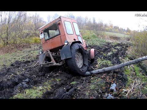 Видео: Т25А В болоте! Опять засели! Неудачные попытки выбраться самостоятельно!)