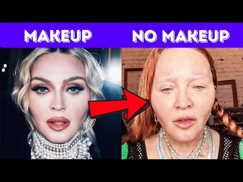 Видео: 50 голливудских знаменитостей без макияжа: До и после