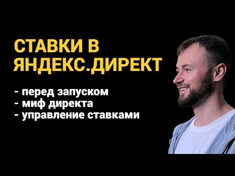Видео: Какую ставку назначить в Яндекс Директ перед запуском и как управлять ценой клика