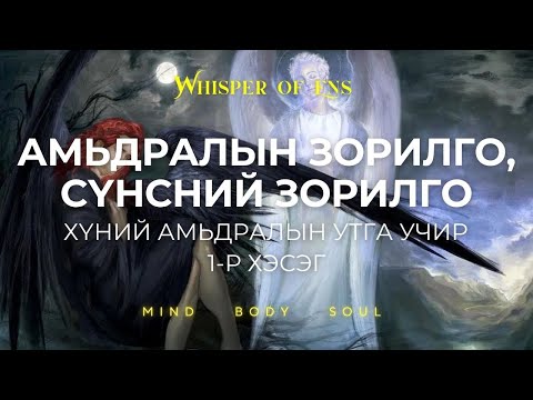Видео: EP#22 Амьдралын зорилго, сүнсний зорилго | Амьдралын утга учир гэж вэ? | Ухамсар, сүнсний сэрэлт