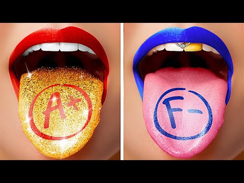 Видео: ХОРОШИЙ УЧИТЕЛЬ И ПЛОХОЙ || Как выжить в школе! Забавный художественный челлендж от 123 GO! GOLD